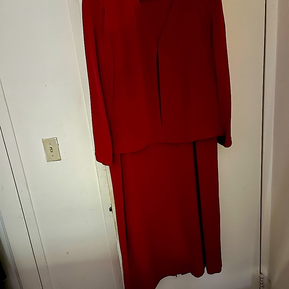 Two Piece Washed Silk Dress - Picture 6 of 10